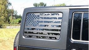 How to Install American Flag Decals on a 2011 - 2017 Jeep Wrangler Unlimited