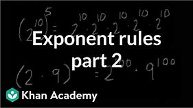 Exponent rules part 2 | Exponents, radicals, and scientific notation | Pre-Algebra | Khan Academy