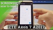 How to Take Screenshot on ZTE Axon 7 A2017 - Capture Screen Tutorial