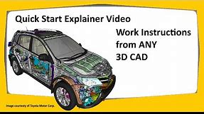 Create Step-by-Step Digital Work Instructions Directly from your 3D CAD Files using XVL