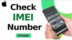 How Check iPhone's IMEI Number?