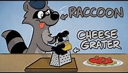 A Raccoon With A Cheese Grater | Speed Drawing