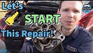 2001-2007 Dodge Grand Caravan Starter Motor Replacement | How to Install New Starter on Car