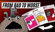 Top 3 WORST Exploding Kittens Cards