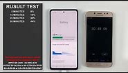 Samsung Galaxy A72 Battery Charging Test with fast charging 25W