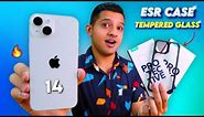 ESR Tempered Glass & Case For iPhone 14 ! 🔥🔥Under ₹1,000 !
