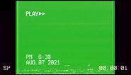VHS Green Screen (4K)