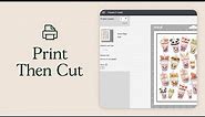 Print Then Cut: Make Boba Stickers