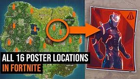 ALL 16 Carbide & Omega Poster Locations in Fortnite - Season 4 Challenges