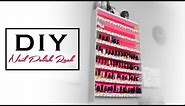 HOW TO: $10 NAIL POLISH RACK out of Foam Board *EASY UPDATED DIY TUTORIAL*
