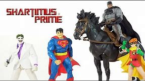 DC Multiverse Batman Dark Knight Returns Horse BAF Frank Miller Comic McFarlane Toys Figure Review