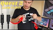 Quest 2 VR Link Cable - Guide of How to Set It Up, Connect it , and Use It!