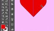 Heart logo design, Heartbeat icon - Love Graphic design #shorts