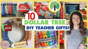 10 AMAZING Dollar Tree DIY Cricut Teacher Appreciation Gifts 🍎 Great for Back to School, too!