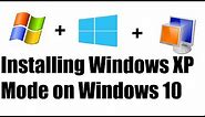 Installing Windows XP Mode on Windows 10 [Tutorial]