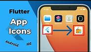 How to Add App icons in Flutter | Automatic & Manual Way 2021