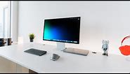 Minimal Modern DeskSetup With Apple Studio Display