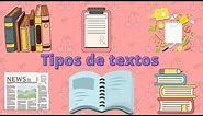 Tipos de textos y ejemplos para niños