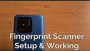 Redmi 10 Fingerprint Scanner Setup & Working