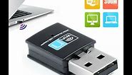 300Mbps Wireless Wifi USB Dongle Mini Adapter 802.11 B/G/N