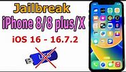 How to Jailbreak iPhone 8/8 Plus/X iOS 16 – 16.7.2 without USB on Windows