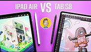 iPad Air -VS- Galaxy Tab S8 (Plus and Ultra)