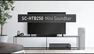 HTB250 Mini Soundbar with Bluetooth | Powerful Sound in a Compact Design