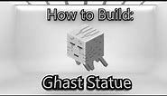 Minecraft- How To Build A Ghast Statue