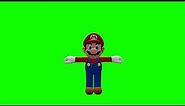 Mario green screen