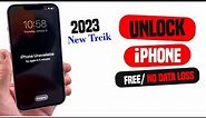 REMOVE IPHONE LOCK WITHOUT DATA LOSS IN 2023, LATEST TRICK