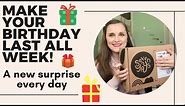 Birthday advent calendar unboxing | SevenYays review