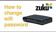 How to change Zuku WiFi username and password | Technicolor router login 2023