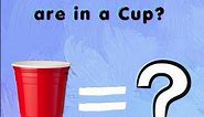 How Many Ounces Are In A Cup? #measurement