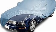 iCarCover Fits: [Ford Mustang GT] 2005-2025 Premium Full Car Cover Waterproof All Weather Resistant Custom Outdoor Indoor Sun Snow Storm Protection Form-Fit Padded Cover with Straps