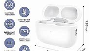 Avainaly Wireless Charging Case for AirPods Pro 1st & 2nd Gen, Compatible AirPod Generation Replacement, Built-in 660 mAh Battery with Bluetooth Pairing Sync Button(White)