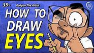 39 - How to draw eyes for cartoons - the Rodgon way