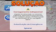 SOLUÇAO iPhone: Carregamento Indisponivel Liquido Detectado no Conector Lightning