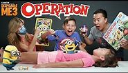 MINION OPERATION CHALLENGE!!! Despicable Me 3 Surgery with BEAN BOOZLED!