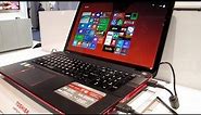 Toshiba Qosmio Gaming Laptop at CES 2014
