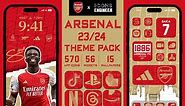 Arsenal 23/24 Theme Pack | Home Kit