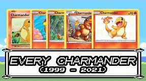Every Charmander Pokémon Card Ever Made 1999 - 2021