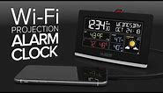 2019 Wi-Fi Projection Alarm Clock With AccuWeather Forecast