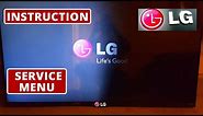 How To Enter LG TV Service Menu Code || LG TV Secret Menu Code || LED TV Hard Reset Easy Method