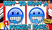 🥶 How To Draw The Frozen Face Emoji 🥶