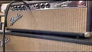 1966 Fender BlackFace Bassman Amp Demo