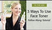 How To Use Toner On Your Face (Demonstration) | Eminence Organics