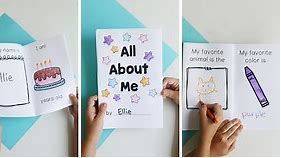 Free All About Me Printable Book