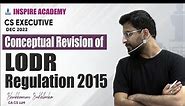 LODR Regulation 2015 || Part B || Conceptual Revision || By Shubhamm Sukhlecha (CA, CS, LLM)