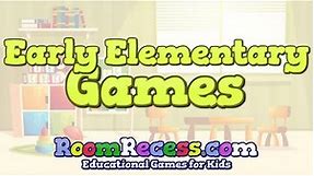 Kindergarten and 1st Grade Learning Games for Kids