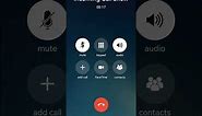 iPhone. Fake Call Screen. Incoming call. Screen recording